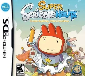 Super Scribblenauts (USA) (En,Fr,Es,Pt) box cover front